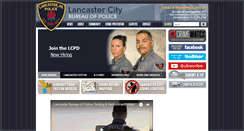 Desktop Screenshot of lancasterpolice.com